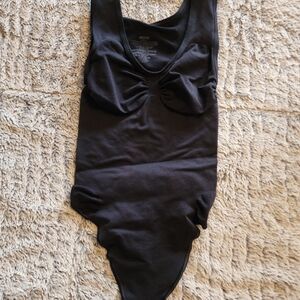 SKIMS Black Sleeveless Bodysuit